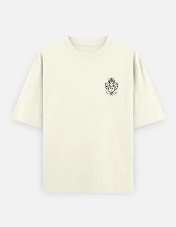 Off_White_Cotton_T-Shirt_For_Unisex