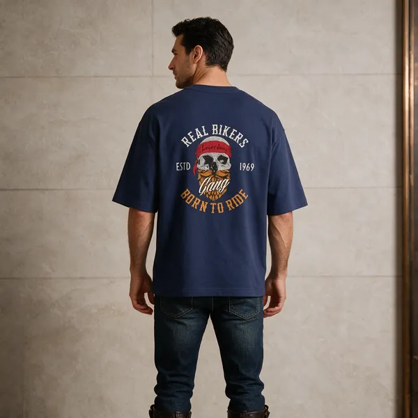 Royal_Blue_Cotton_Oversized_T-Shirt_For_Men