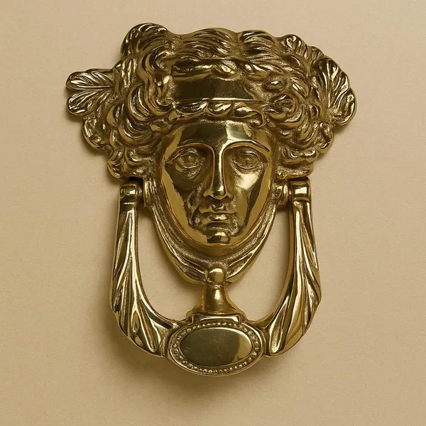 Queen_Door_Knocker_–_Lacquered_Brass_Front_Door_Accessory