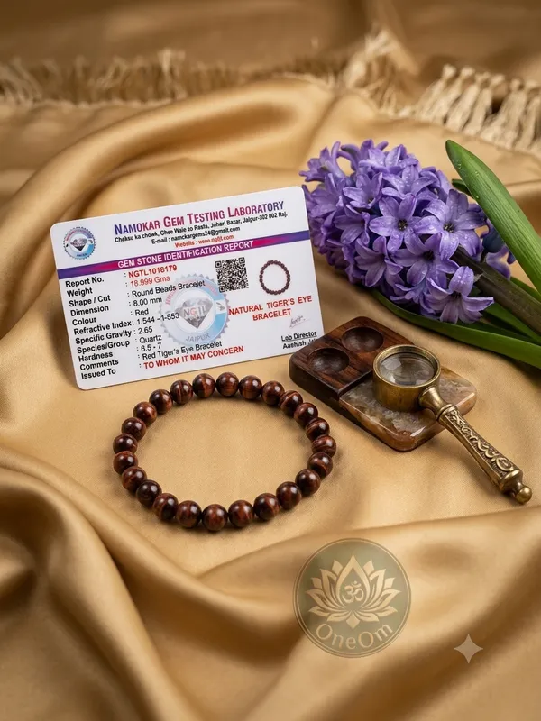 Brown_Tiger'S_Eye_Crystal_Beaded_Bracelet_For_Unisex