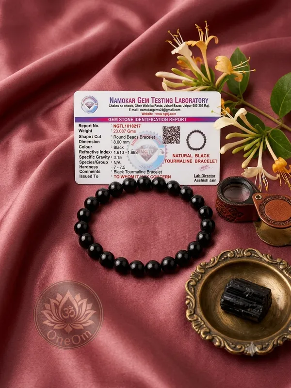 Black_Tourmaline_Crystal_Beaded_Bracelet_For_Unisex