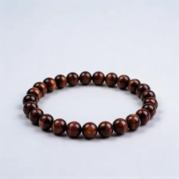 Brown_Tiger'S_Eye_Crystal_Beaded_Bracelet_For_Unisex