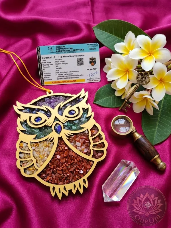 Crystal_Natural_7_Chakra_Stone_Owl_Hanging_Decor