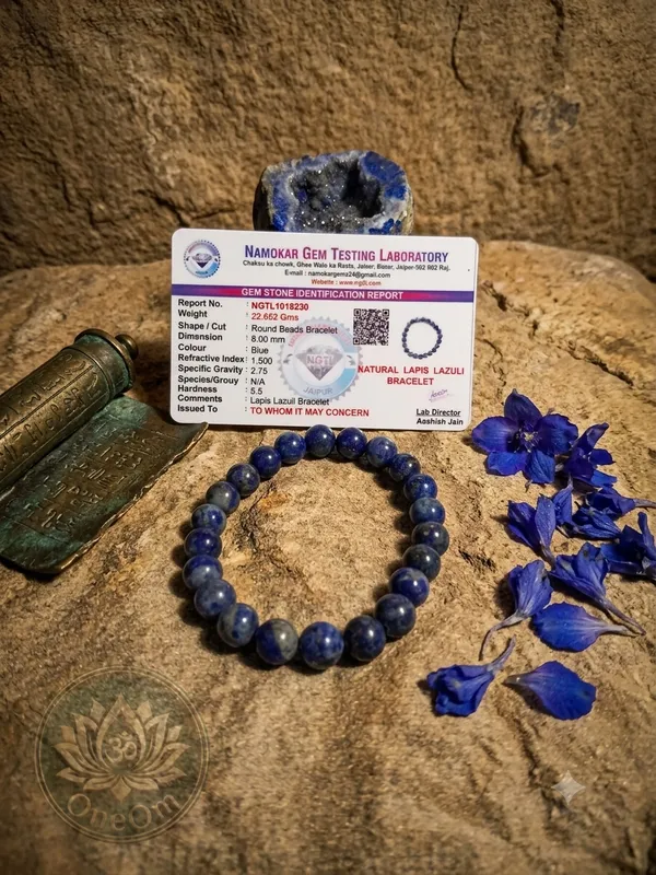 Blue_Lapis_Lazuli_Crystal_Beaded_Bracelet_For_Unisex