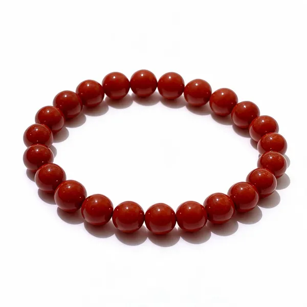 Red_Jasper_Crystal_Round_Bead_Bracelet_For_Unisex