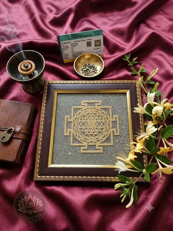 Crystal_Gold_Tone_Geometric_Shri_Yantra_Vastu_Frame