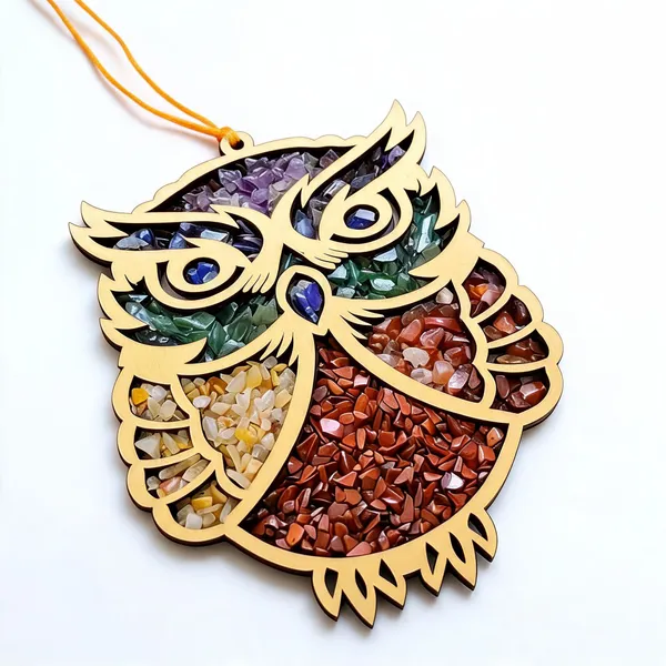 Crystal_Natural_7_Chakra_Stone_Owl_Hanging_Decor