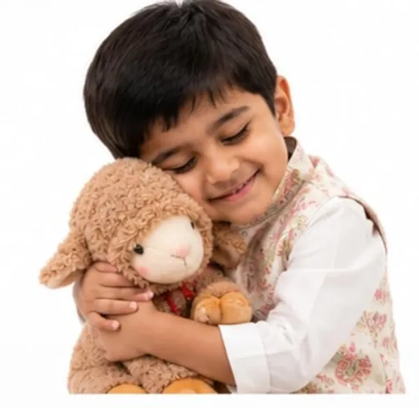 Lamb_Plush_Toy_With_Lace_Collar