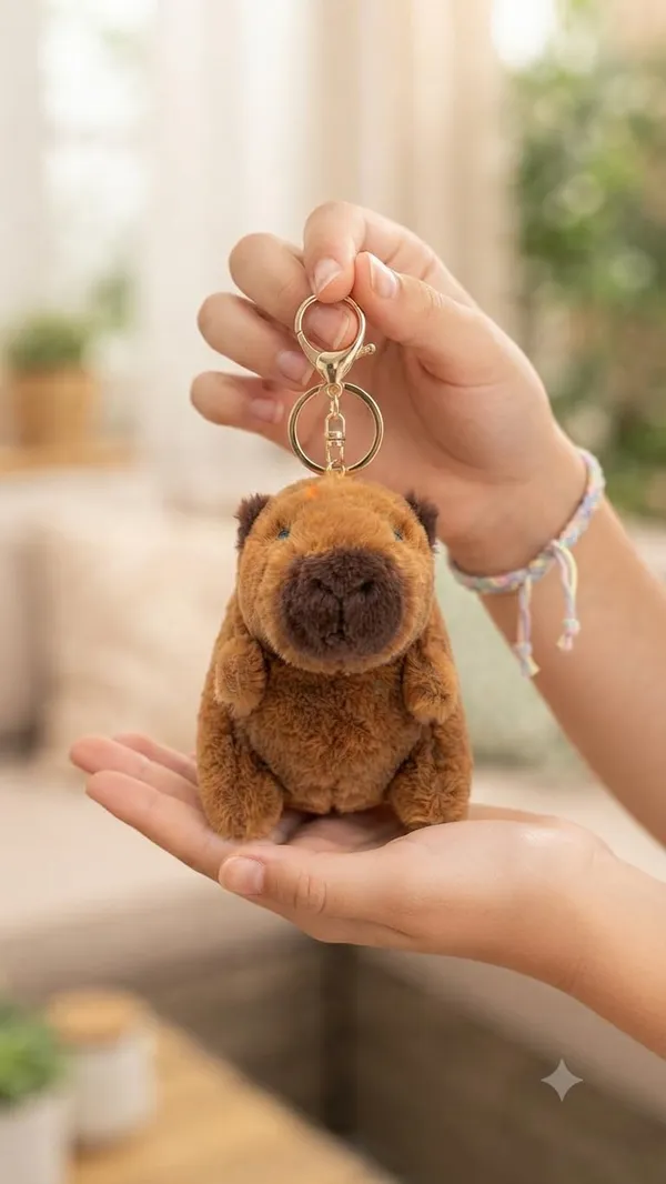 Capybara_Plush_Keychain