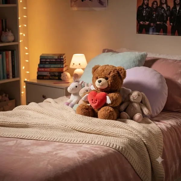 Teddy_Bear_Plush_Toy_With_Heart_Cushion