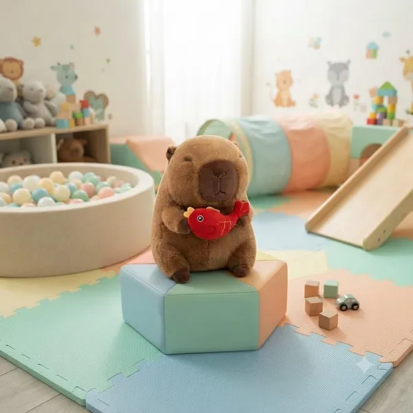 Capybara_Plush_Toy_With_Fish