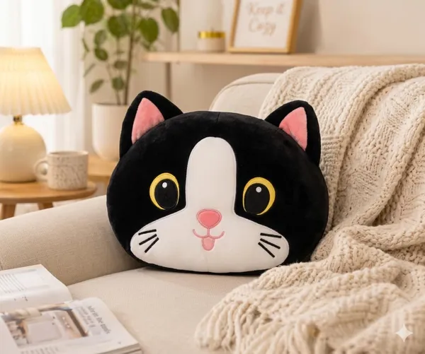 Tuxedo_Cat_Face_Plush_Cushion