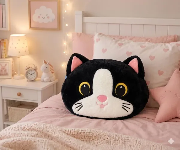 Tuxedo_Cat_Face_Plush_Cushion