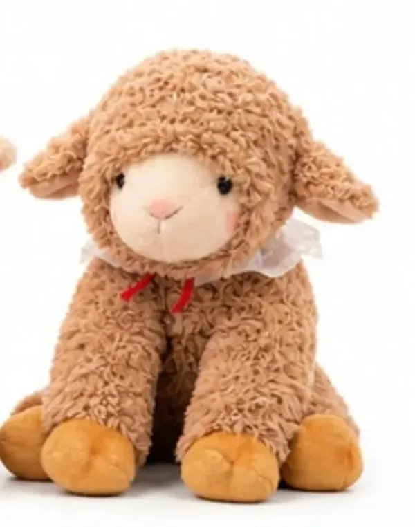 Lamb_Plush_Toy_With_Lace_Collar
