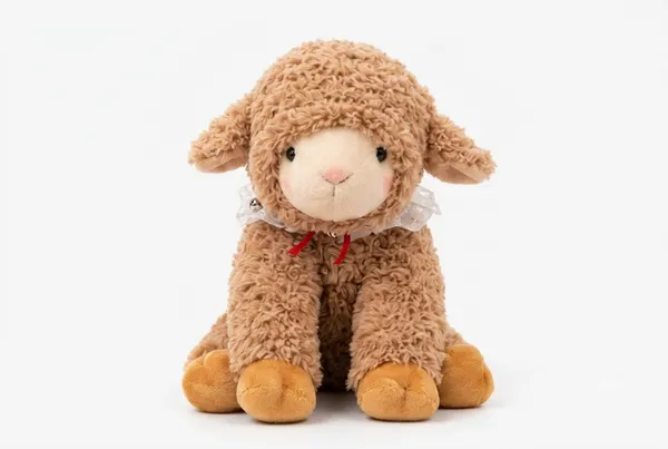Lamb_Plush_Toy_With_Lace_Collar