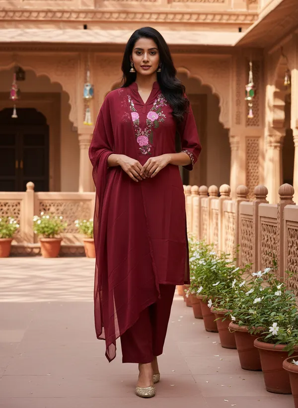 Women_Rayon_Slub_Kurta_Pant_set_with_Digital_Printed_Dupatta