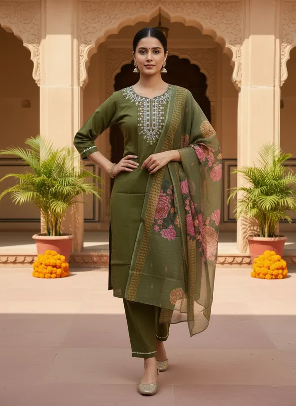 Women_Rayon_Slub_Kurta_Pant_set_with_Digital_Printed_Dupatta