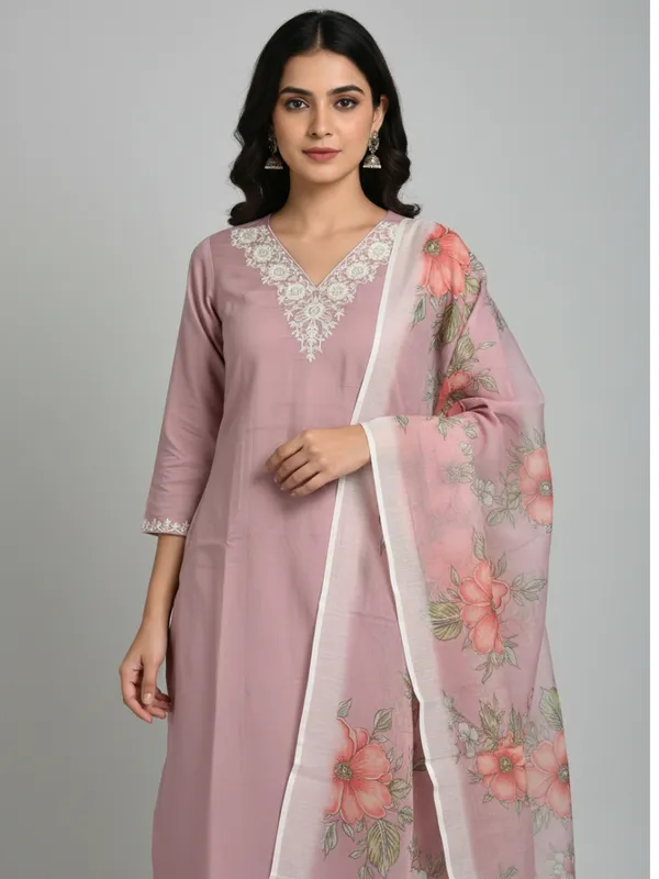 Women_Rayon_Slub_Kurta_Pant_set_with_Digital_Printed_Dupatta