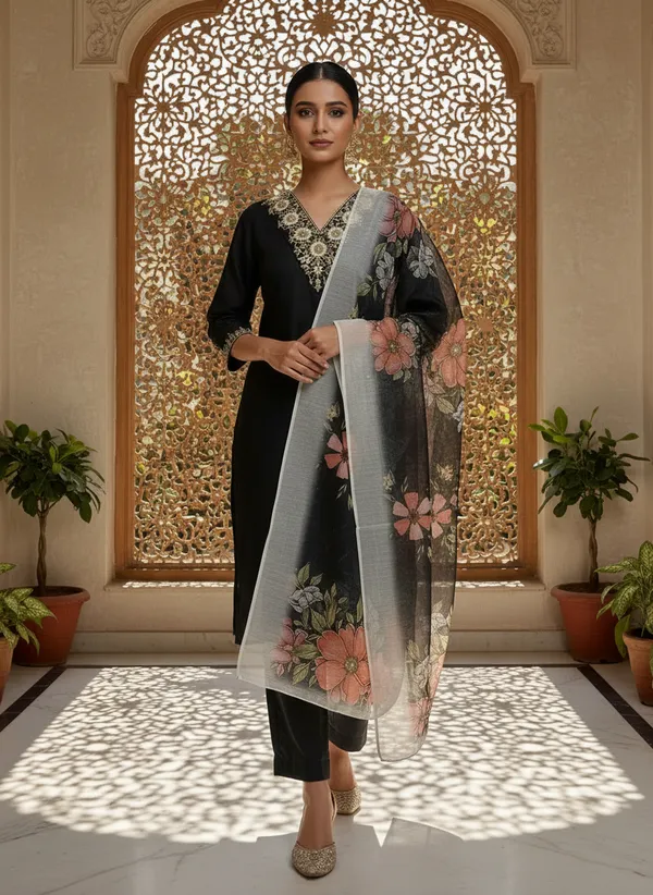 Women_Rayon_Slub_Kurta_Pant_set_with_Digital_Printed_Dupatta