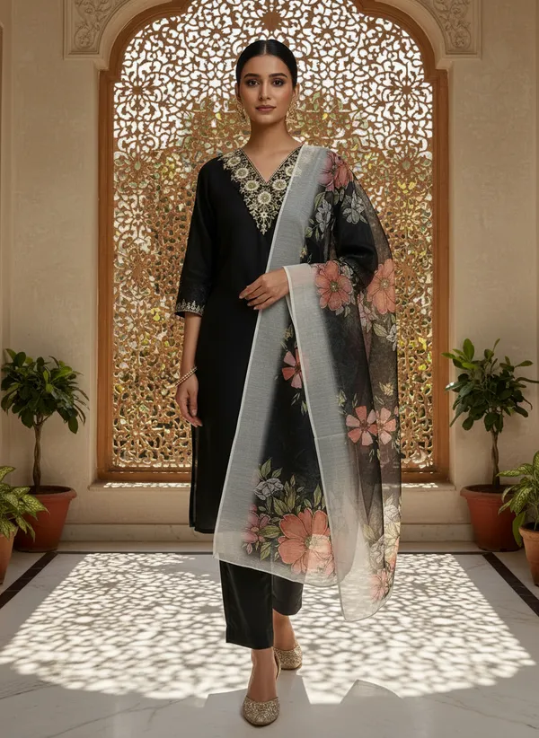 Women_Rayon_Slub_Kurta_Pant_set_with_Digital_Printed_Dupatta