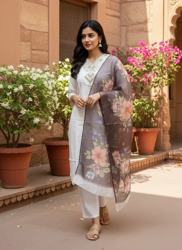 Women_Rayon_Slub_Kurta_Pant_set_with_Digital_Printed_Dupatta