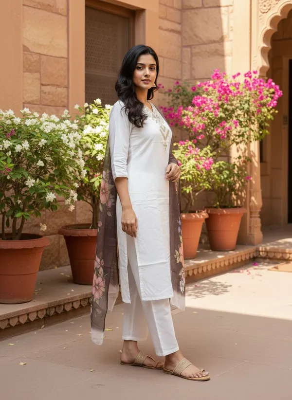Women_Rayon_Slub_Kurta_Pant_set_with_Digital_Printed_Dupatta
