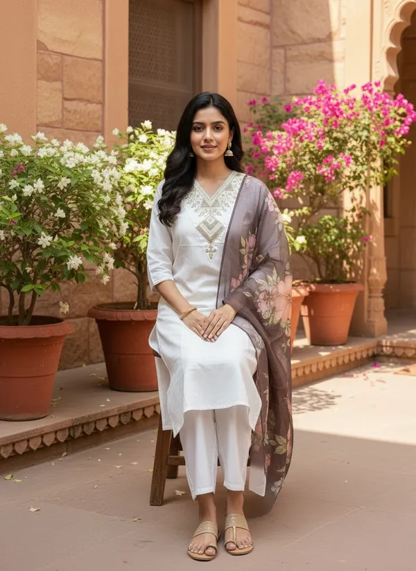 Women_Rayon_Slub_Kurta_Pant_set_with_Digital_Printed_Dupatta