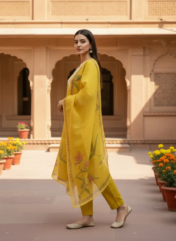 Women_Rayon_Slub_Kurta_Pant_set_with_Digital_Printed_Dupatta