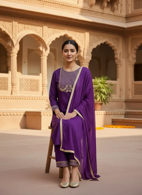 Women_Rayon_Slub_Kurta_Pant_set_with_Digital_Printed_Dupatta