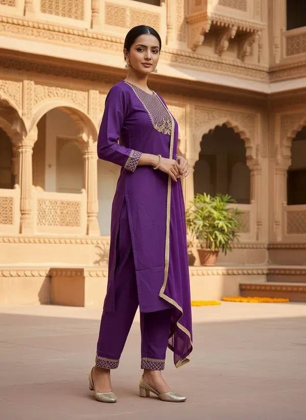 Women_Rayon_Slub_Kurta_Pant_set_with_Digital_Printed_Dupatta