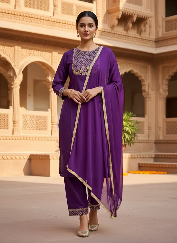Women_Rayon_Slub_Kurta_Pant_set_with_Digital_Printed_Dupatta