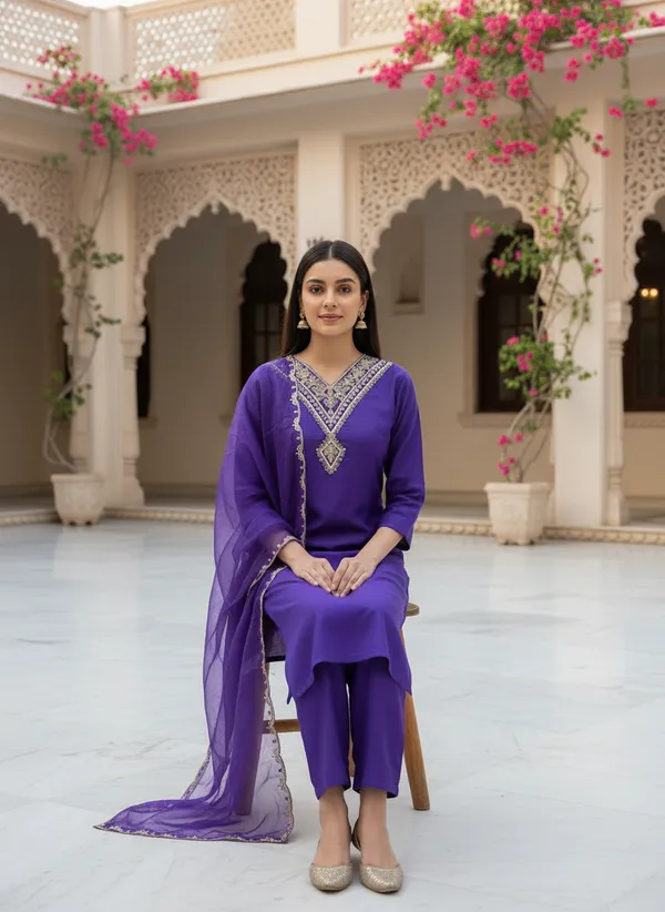 Women_Rayon_Slub_Kurta_Pant_set_with_Digital_Printed_Dupatta