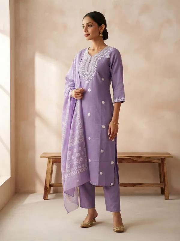 Women_Rayon_Slub_Kurta_Pant_set_with_Digital_Printed_Dupatta