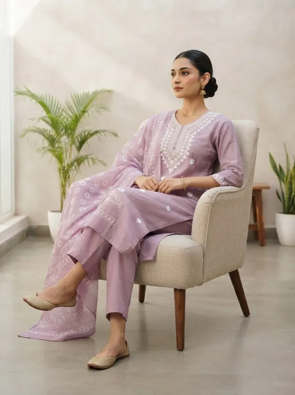 Women_Rayon_Slub_Kurta_Pant_set_with_Digital_Printed_Dupatta