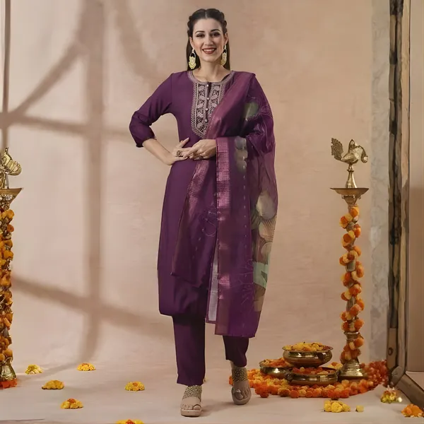 Women_Magic_Cotton_Kurta_Pant_set_with_Digital_Printed_Dupatta