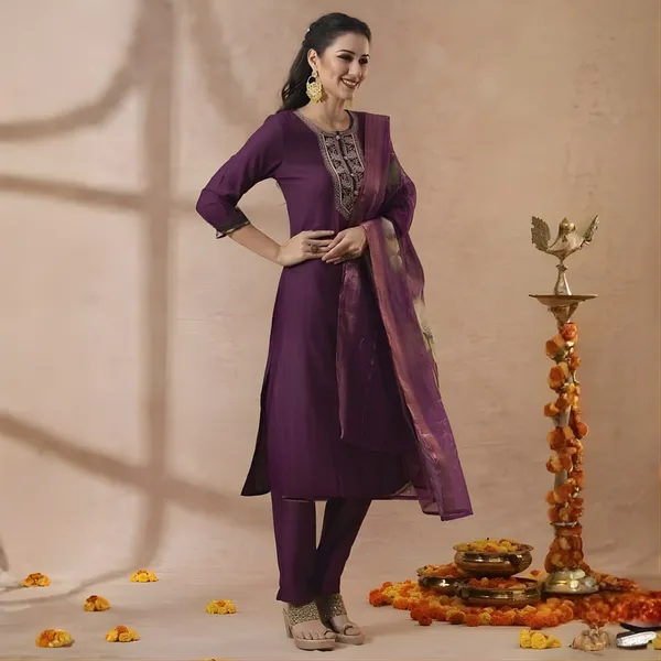 Women_Magic_Cotton_Kurta_Pant_set_with_Digital_Printed_Dupatta