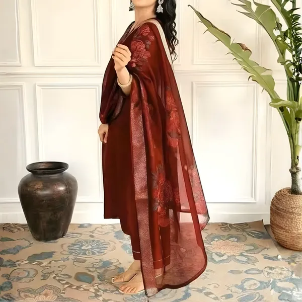 Women_Rayon_Slub_Kurta_Pant_set_with_Digital_Printed_Dupatta
