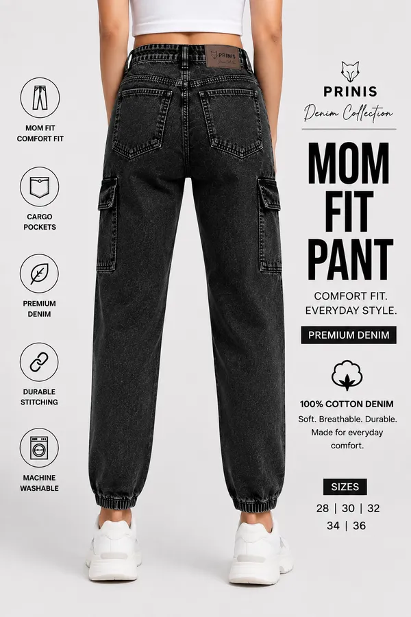 Women_Charcoal_Mom_Fit_Washed_Jeans