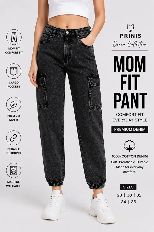 Women_Charcoal_Mom_Fit_Washed_Jeans