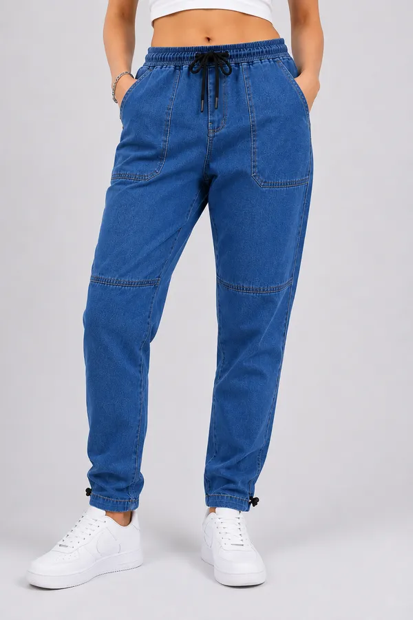 Women_Blue_Jogger_Fit_Washed_Jeans