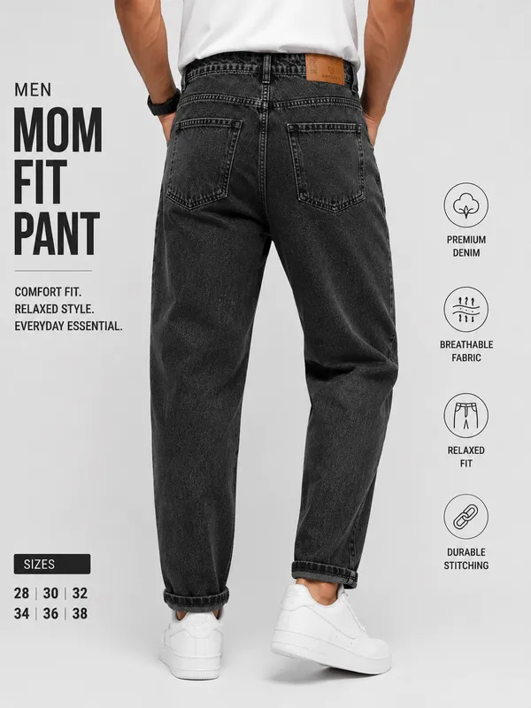 Men_Mom_fit_Charcoal_Grey_Pant
