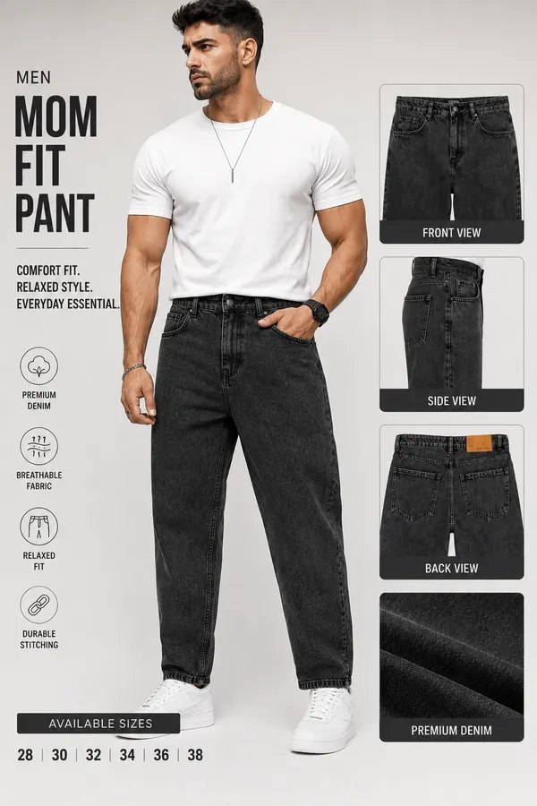 Men_Mom_fit_Charcoal_Grey_Pant