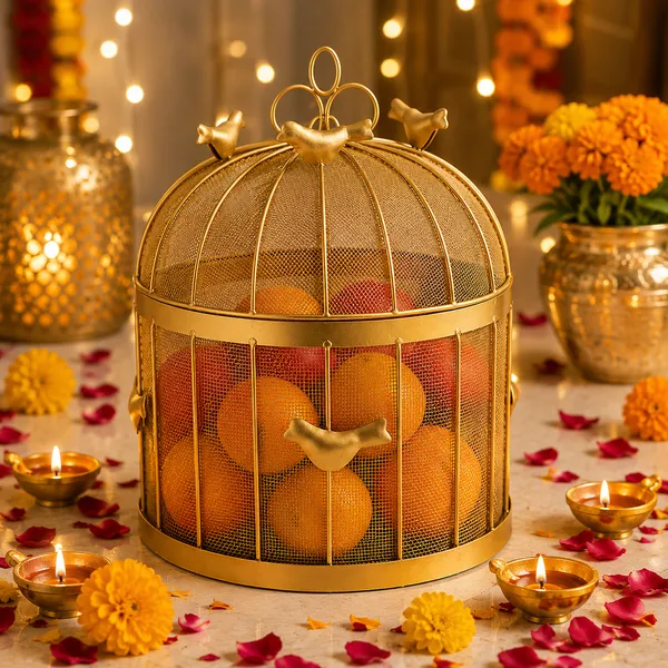 Gold_Metal_Fruit_Basket_For_Kitchen_Counter,_Dining_Table,_Fruit_Storage_And_Home_Decor