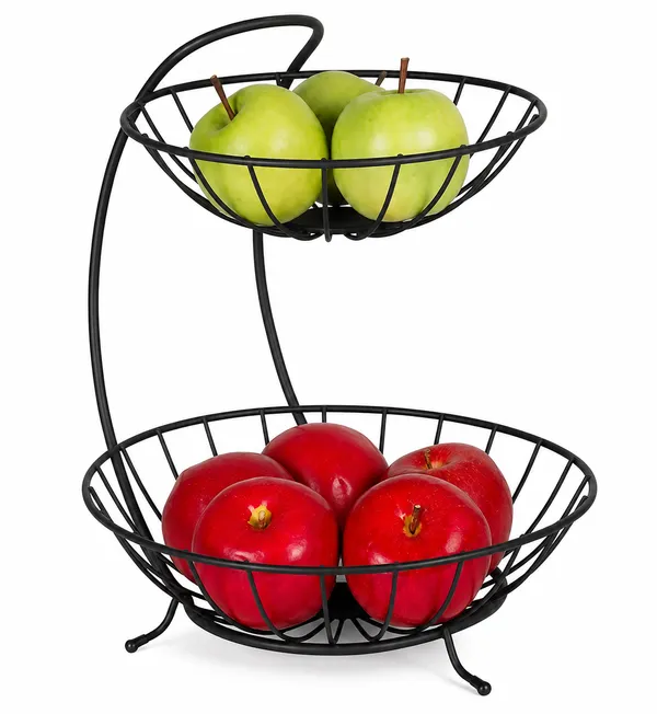 Metal_Two_Tier_Wire_Fruit_Basket