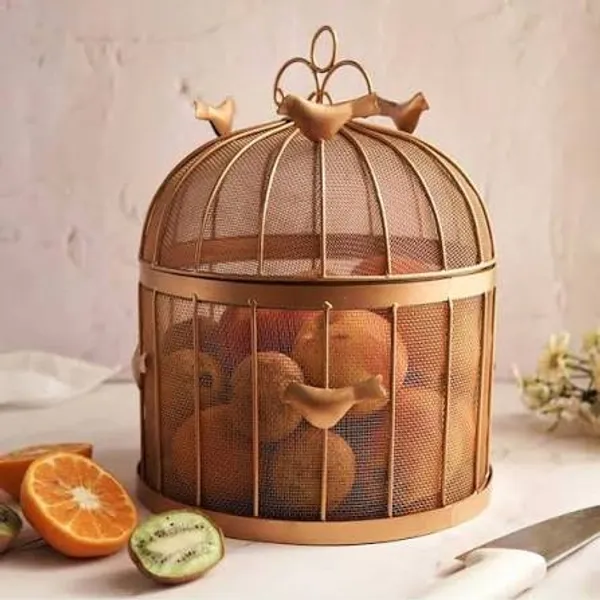 Gold_Metal_Fruit_Basket_For_Kitchen_Counter,_Dining_Table,_Fruit_Storage_And_Home_Decor