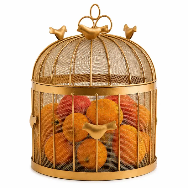 Gold_Metal_Fruit_Basket_For_Kitchen_Counter,_Dining_Table,_Fruit_Storage_And_Home_Decor