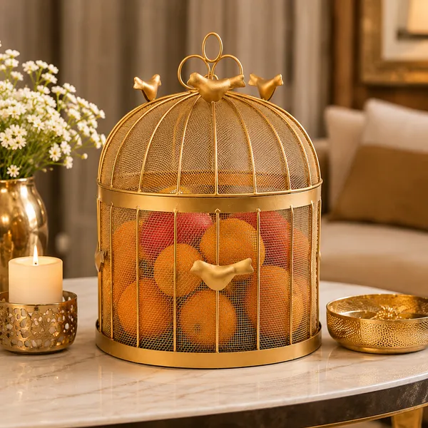 Gold_Metal_Fruit_Basket_For_Kitchen_Counter,_Dining_Table,_Fruit_Storage_And_Home_Decor