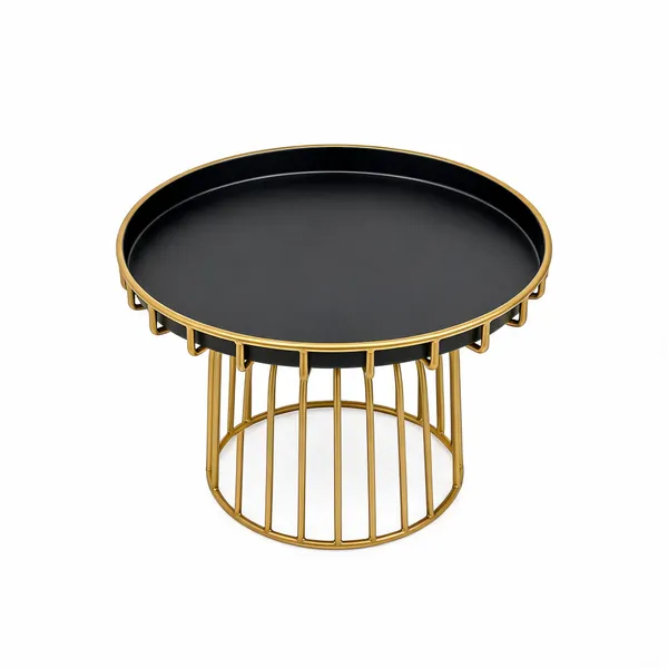 Gold_And_Black_Metal_Side_Table_For_Living_Room,_Bedroom,_Balcony,_Lamp_Or_Accessory_Placement