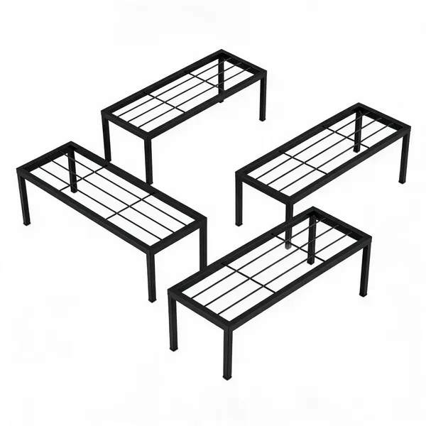 Black_Metal_Bed_Frame_Support_Set_For_Bed_Frame_Support,_Furniture_Reinforcement_And_Repair