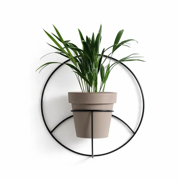 Black_Metal_Wall-Mounted_Planter_Pot_For_Balcony,_Garden_Wall,_Indoor_Plants,_Space-Saving_Decor